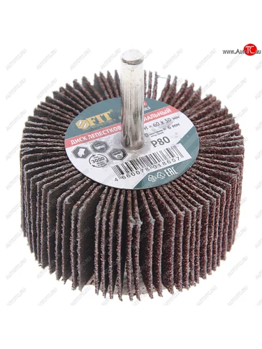 Круг лепестковый радиальный 60х30мм Р80 FIT FIT fit-39574