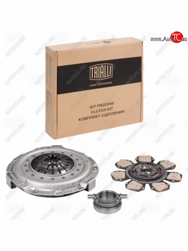 Сцепление МТЗ-80,82 (лепестковая корзина+металлокерамический диск) TRIALLI TRIALLI fr0703