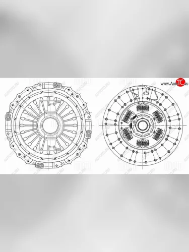 Сцепление VOLVO FH комплект d=430 TRIALLI TRIALLI fr816