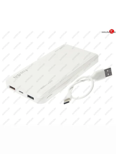 Аккумулятор внешний 10000мАч для зарядки мобильных устройств FAISON FAISON fs-pb-897 white