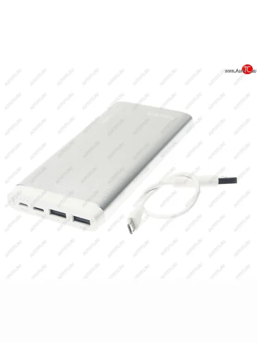 Аккумулятор внешний 10000мАч для зарядки мобильных устройств FAISON FAISON fs-pb-902 sliver