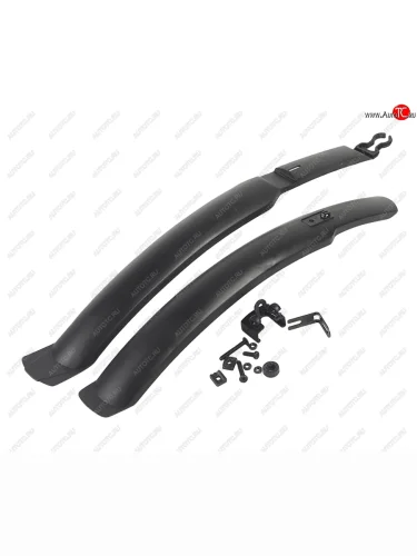 Крыло велосипедное 24-26 удлиненное пластик черное 2шт. FORWARD FORWARD fwxgnb0291