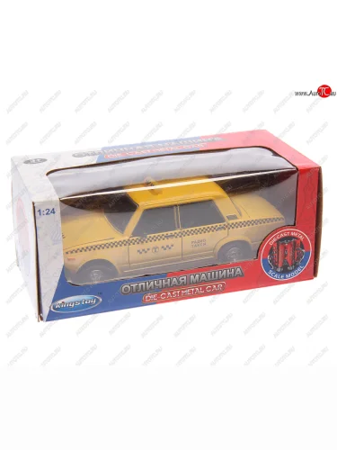 Модель автомобиля ВАЗ-2107 Такси металлическая (1:24) (свет,звук) NO NAME fy2407t