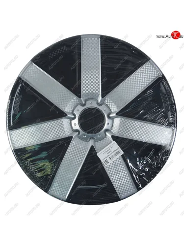 Колпак колеса R-16 черныйсильвер ГАЛАКСИ МИКС комплект 4шт. NO NAME галакси микс r-16