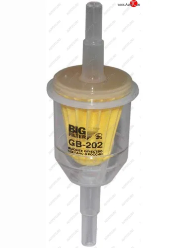Фильтр топливный ВАЗ-2101-2109 тонкой очистки (без отстойника) d=36мм BIG FILTER BIG FILTER gb-202