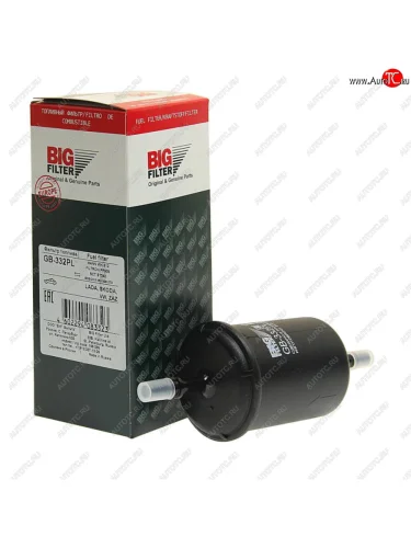 Фильтр топливный ВАЗ-2123i,1118i инжектор тонкой очистки (штуцер с клипсами) BIG FILTER BIG FILTER gb-332pl