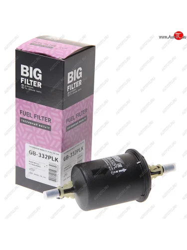 Фильтр топливный ВАЗ-2123i,1118i инжектор тонкой очистки (штуцер с клипсами) BIG FILTER BIG FILTER gb-332plk