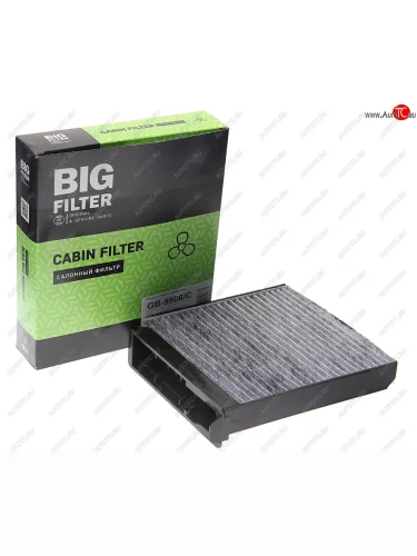 Фильтр воздушный салона ЛАДА Largus RENAULT Logan,Duster NISSAN Note (06-) угольный BIG FILTER BIG FILTER gb-9906c