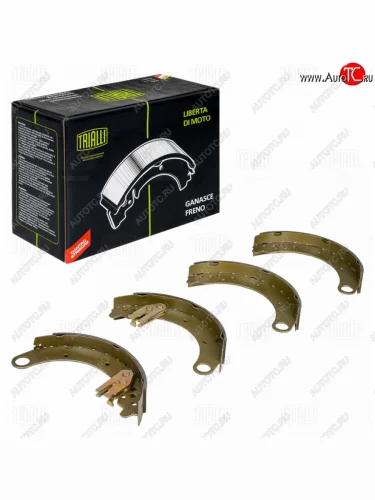Колодки тормозные УАЗ-3163 Патриот (14-) НО задние клееные (4шт.) TRIALLI TRIALLI gf240