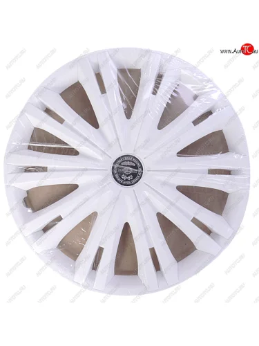 Колпак колеса R-16 белый ГИГА комплект 4шт. NO NAME гига бл r-16