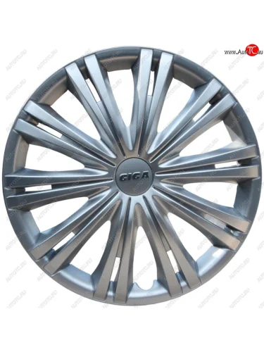 Колпак колеса R-14 серый ГИГА комплект 4шт. NO NAME гига r-14
