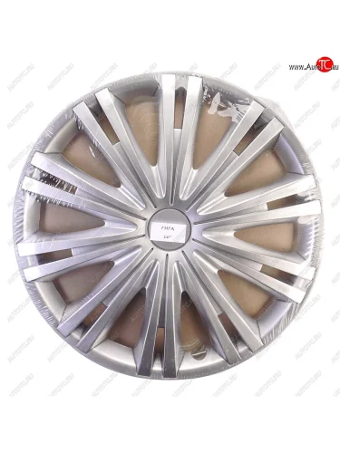 Колпак колеса R-16 серый ГИГА комплект 4шт. NO NAME гига r-16