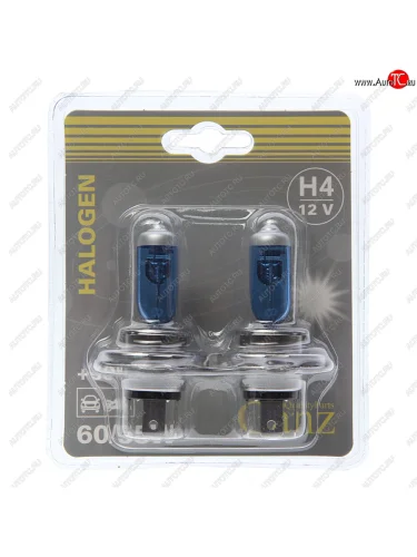 Лампа 12V H4 6055W P43t +50% блистер (2шт.) GANZ GANZ gip06053