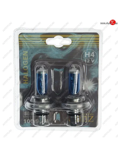Лампа 12V H4 10090W P43t +50% блистер (2шт.) GANZ GANZ gip06054