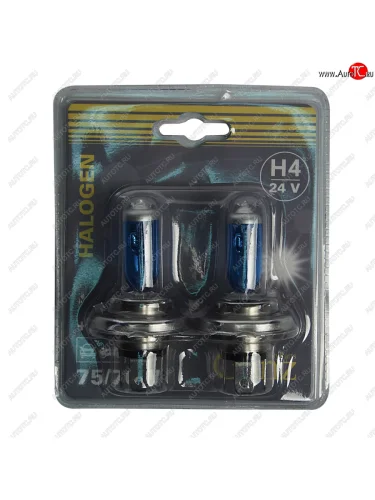 Лампа 24V H4 7570W P43t +50% блистер (2шт.) GANZ GANZ gip06055