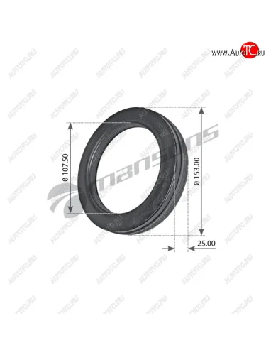 Сальник FRUEHAUF ступицы (107.5x152.2x28.5) MANSONS MANSONS gr123