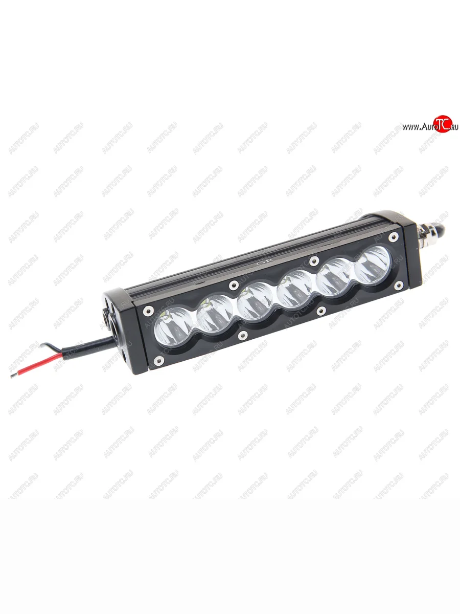 Балка светодиодная 1224V 30W (6 светодиодов) 180х46х74мм (дальний свет) однорядная LED LT LED TECHNOLOGY gr-23030s  в Самаре Самарской области