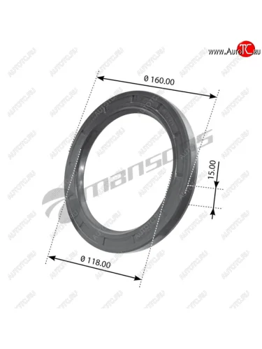 Сальник RENAULT Magnum,Premium,Maxter ступицы задней (120х160х15) MANSONS MANSONS gr308