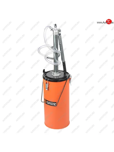 Нагнетатель масла (маслораздатчик) ручной с емкостью 16л,125млход GROZ GROZ gr44181