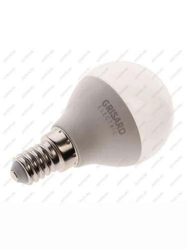 Лампа светодиодная E14 G45 7W (60W) 220V теплый GRISARD ELECTRIC GRISARD ELECTRIC gre-002-0036
