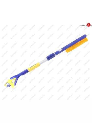 Щетка со скребком телескопическая 78-100см сине-желтая GOODYEAR GOODYEAR gy000210