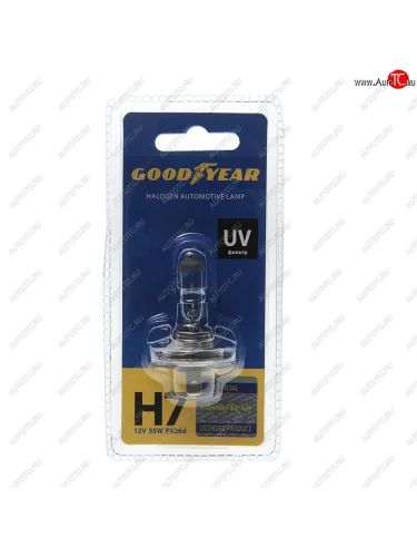 Лампа 12V H7 55W PX26d блистер (1шт.) GOODYEAR GOODYEAR gy017121 GOODYEAR gy017121
