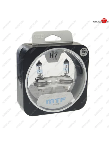Лампа 12V H7 55W PX26d +130% бокс (2шт.) Argentum MTF MTF h3a1207
