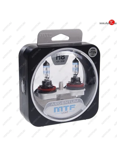 Лампа 12V H8 35W PGJ19-1 +130% бокс (2шт.) Argentum MTF MTF h3a1208