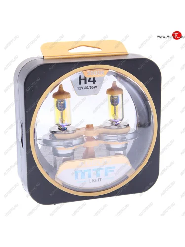 Лампа 12V H4 6055W P43t бокс (2шт.) Aurum MTF MTF hau1204