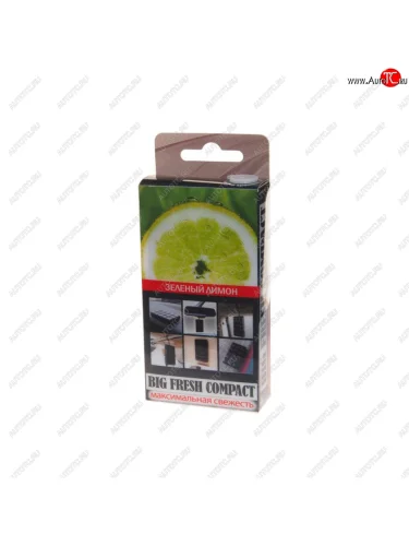 Ароматизатор под сиденье гелевый (зеленый лимон) BIG FRESH COMPACT FKVJP hbfc-60