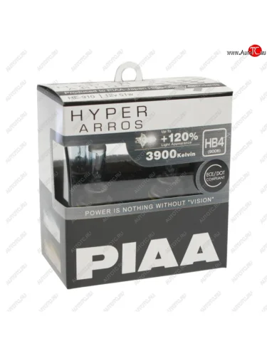 Лампа 12V HB4 55W +120% бокс (2шт.) Hyper Arros PIAA PIAA (Пиаа) he-910-hb4