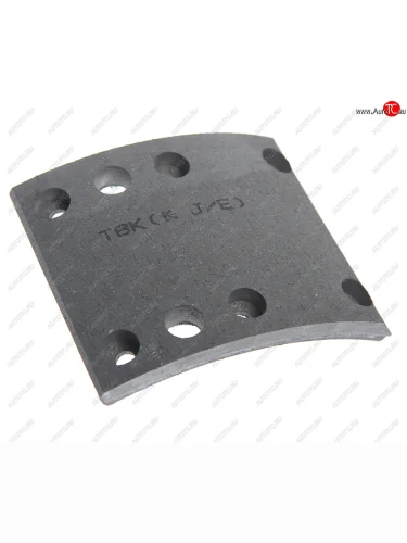 Накладка тормозной колодки JAC N90 КАМАЗ Компас-9 задней (1шт.) OE JAC hf16016e7-3502105-tbk