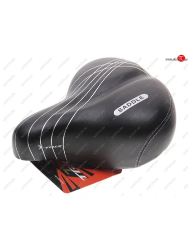 Седло велосипедное 270х220мм с пружинами черное NO NAME hf-az-5119