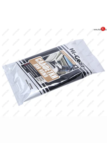 Салфетка влажная для очистки и восстановления кожи в мягкой упаковке HI-GEAR HI-GEAR hg5600