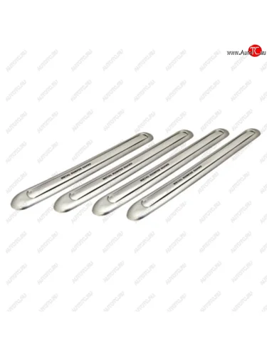 Накладка бампера 450х50мм серая (4шт.) АВТОСТОП АВТОСТОП hj-102gy