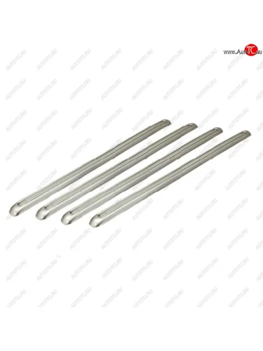 Накладка бампера 460х25мм серая (4шт.) АВТОСТОП АВТОСТОП hj-103gy