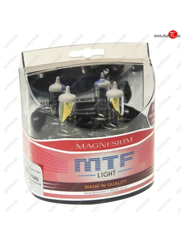 Лампа 12V H4 10090W P43t 4500K бокс (2шт.) Magnesium MTF MTF hm3201