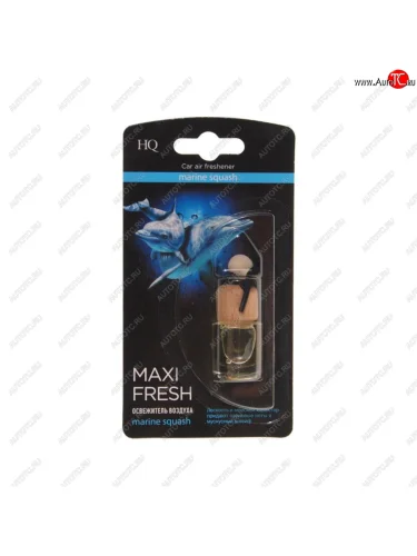 Ароматизатор подвесной жидкостный (морская свежесть) с деревянной крышкой 5мл MAXI FRESH MAXI FRESH hmf-20