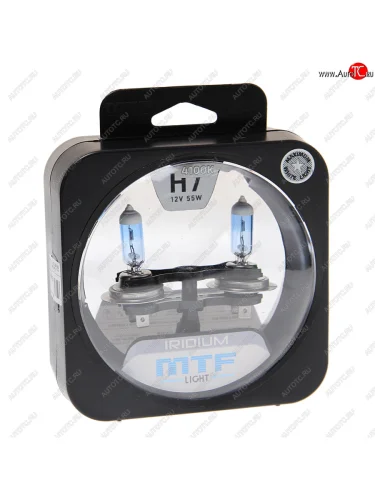 Лампа 12V H7 55W PX26d блистер (2шт.) Iridium MTF MTF hrd1207