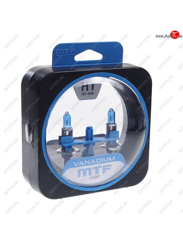Лампа 12V H1 55W P14.5s бокс (2шт.) Vanadium MTF MTF hvn1201