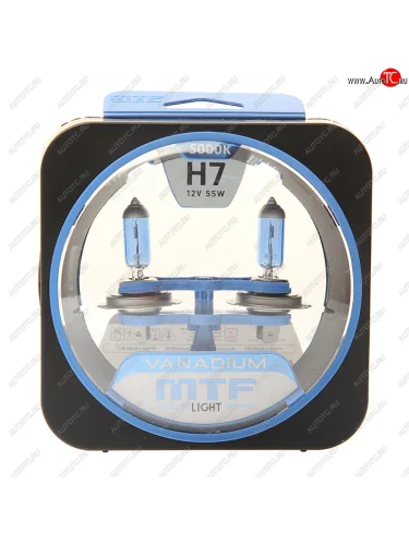 Лампа 12V H7 55W PX26d бокс (2шт.) Vanadium MTF MTF hvn1207