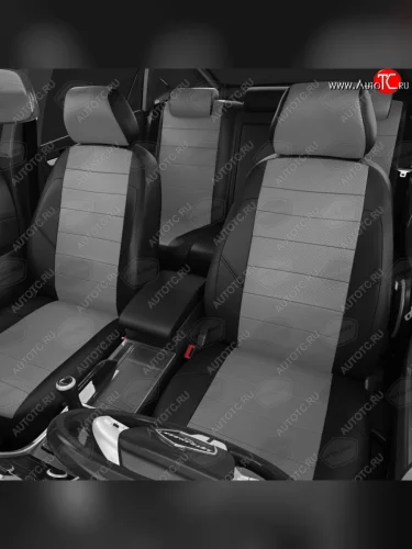 Авточехлы HYUNDAI Porter (6-12) экокожа черно-серые (1вод. 2пассаж.) AVTOLIDER AVTOLIDER hy15-1301-ec02