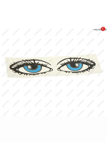 Наклейка виниловая вырезанная Глаза 4х12см AUTOSTICKERS AUTOSTICKERS и-11
