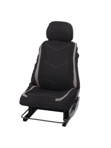Авточехлы универсальные полиэстер черно-серые (9 предм.) Impulse PREMIER PREMIER imp1400