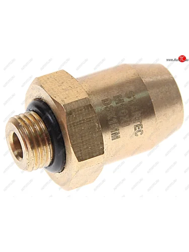 Соединитель трубки ПВХ,полиамид d=8х1.0мм (наружная резьба) М10х1.0 прямой латунь STARTEC STARTEC inf.11.1008