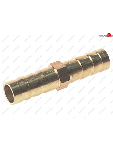 Соединитель трубки ПВХ,полиамид М8х7мм, под трубку М10х8мм елочка латунь STARTEC STARTEC inf.11.10x8