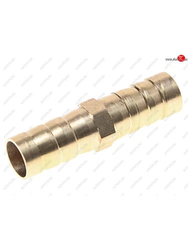 Соединитель трубки ПВХ,полиамид М10х8мм, под трубку М12х9мм елочка латунь STARTEC STARTEC inf.11.12x9