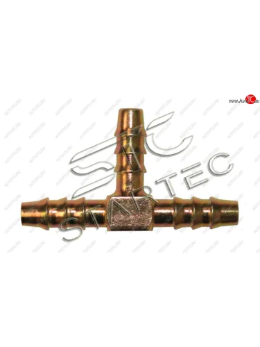 Соединитель трубки ПВХ,полиамид М10х8мм, под трубку М12х9мм елочка латунь STARTEC STARTEC inf.11.12x9t