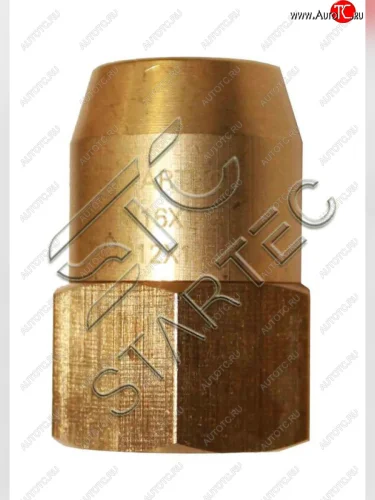 Соединитель трубки ПВХ,полиамид d=10x1.0мм (внутренняя резьба) М12х1.5 латунь STARTEC STARTEC inf.11.f1210