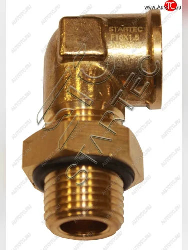 Соединитель переходник М12хF16мм угловой латунь STARTEC STARTEC inf.11.m12f16l